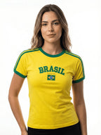 Camisa Brasil Retrô (Compre 1 Leve 3)