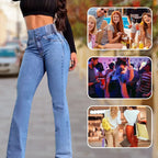Calça Jeans Flare Modeladora Cintura Alta [Pague 1 Leve 3]