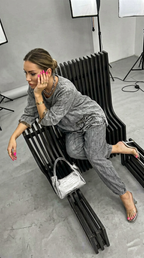 Conjunto Carla - Jeans Premium (Promoção Válida Apenas Hoje)