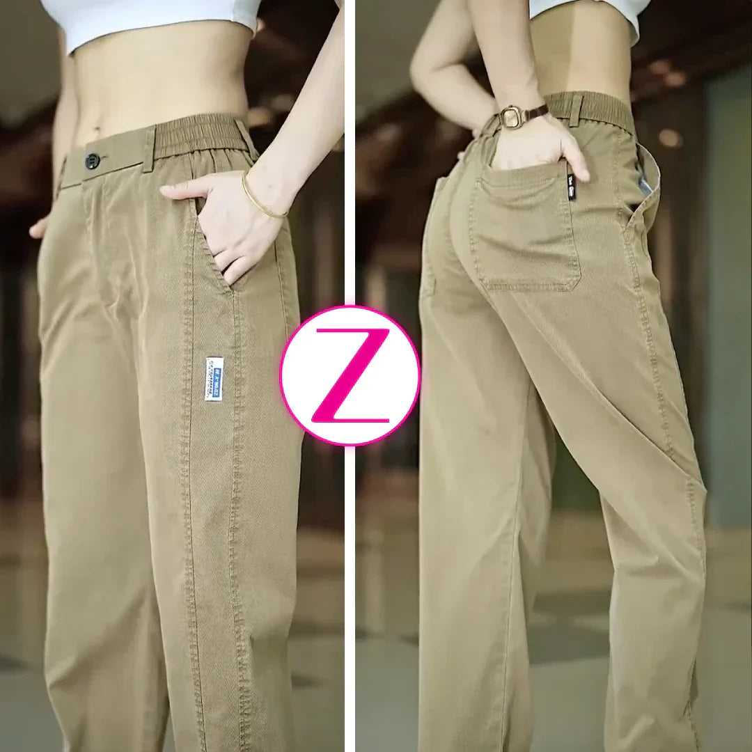 Calça Feminina Aurora — Malha Fria e Poliéster