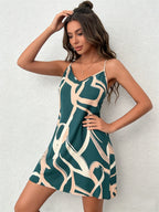 Vestido Curto Estampado